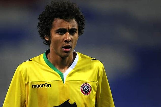 The star striker pictured above began his youth career at English side Sheffield United