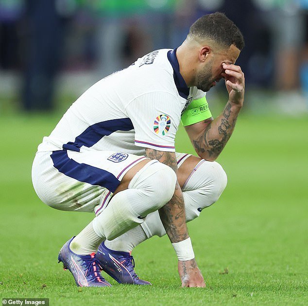 The England defender admitted that he had to 'wipe a few tears away' reflecting on the loss