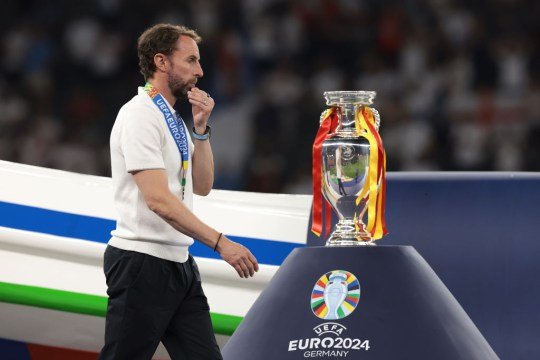 Southgate came agonisingly close to lifting silverware