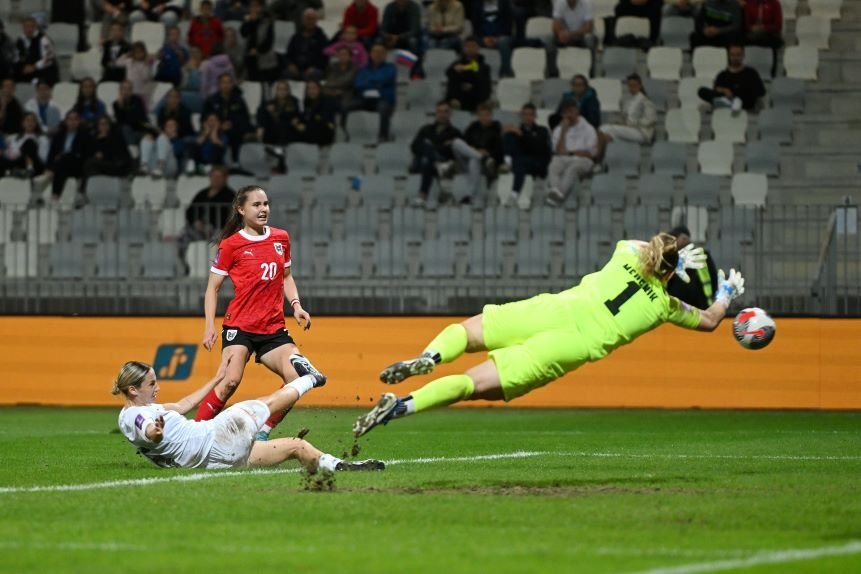 Slovenia v Austria - UEFA Women's EURO 2025 Play-Off Round One First Leg