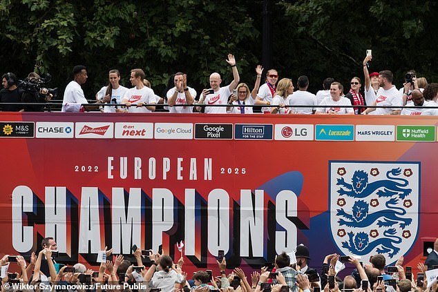 The Lionesses' Euro 2025 victory parade near Buckingham Palace was a joy to behold