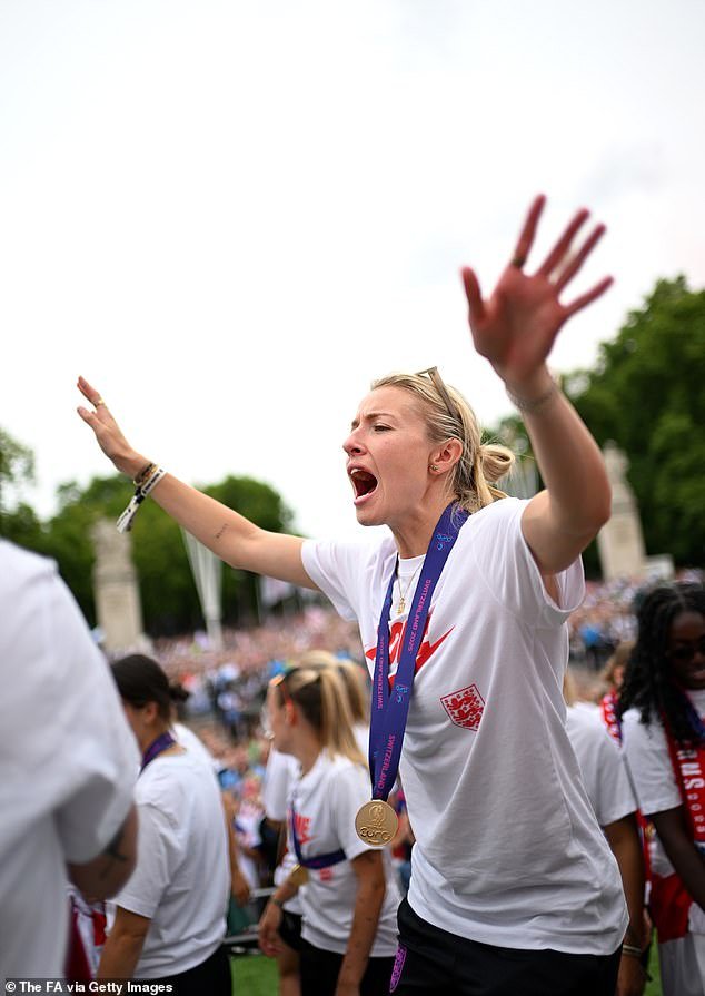Leah Williamson said the team are 'making history every single step' and promised that the story is not over