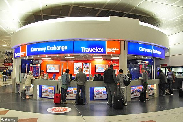 Sneaky currency firms are making a mint at the airport by offering exchange rates far poorer than what¿s on offer on the High Street. Pictured: Gatwick Airport