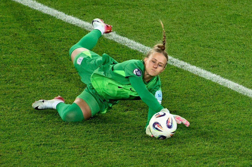 Hampton was also the hero against Sweden, but the shoot-out was far lower quality