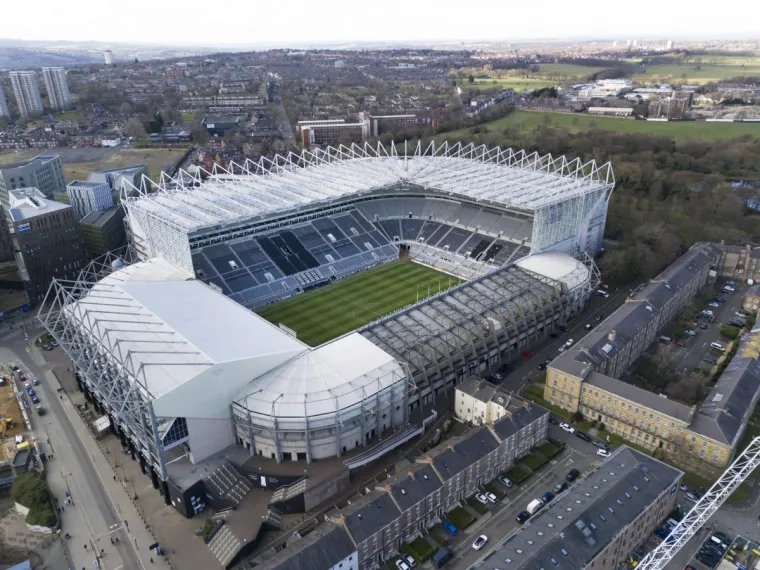 File photo dated 28-02-2025 of A view of St James' Park, home of Newcastle United. England will play their first match of Euro 2028 at Manchester???s Etihad Stadium if they qualify directly, with fellow co-hosts the Republic of Ireland, Scotland and Wales set to play all their group games at home. The tournament was officially launched at an event in central London on Wednesday, which included an unveiling of the match schedule. Issue date: Wednesday November 12, 2025. PA Photo. Photo credit should read: Owen Humphreys/PA Wire