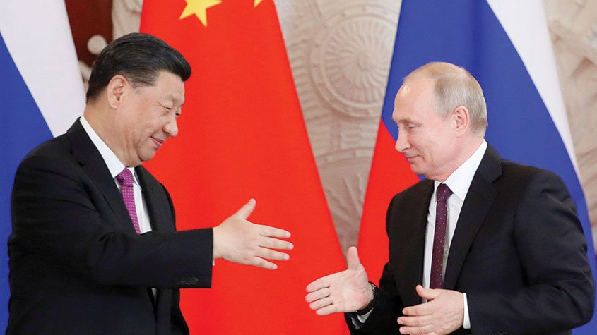 Xi Jinping and Vladimir Putin