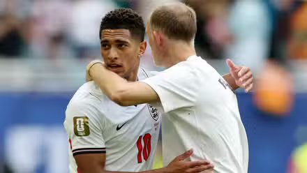 Jude Bellingham and Thomas Tuchel (England)